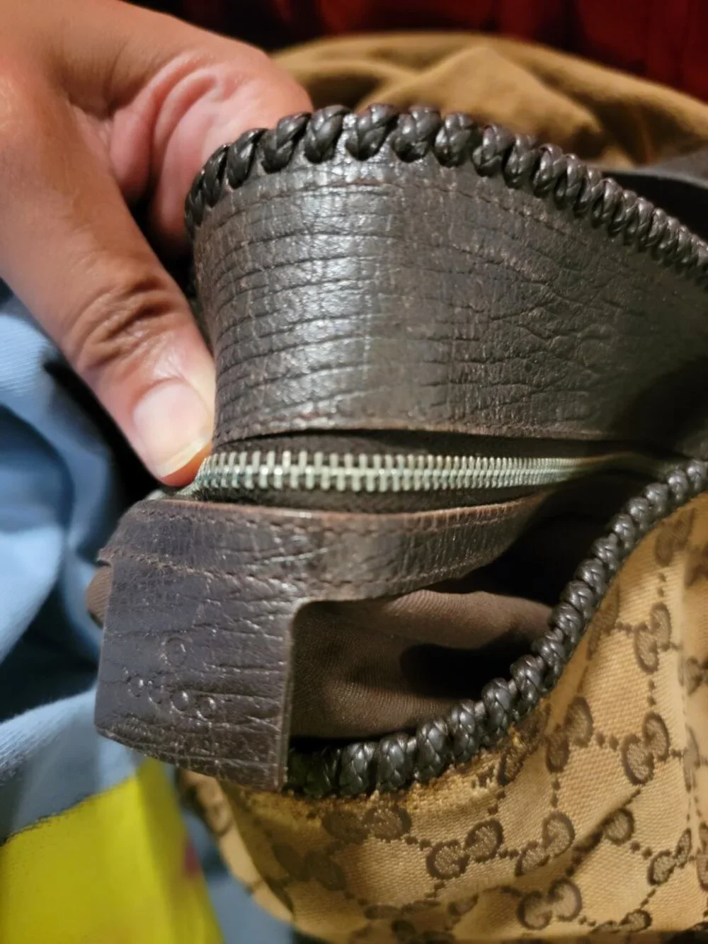 Authentic Gucci Brown Monogram Bag